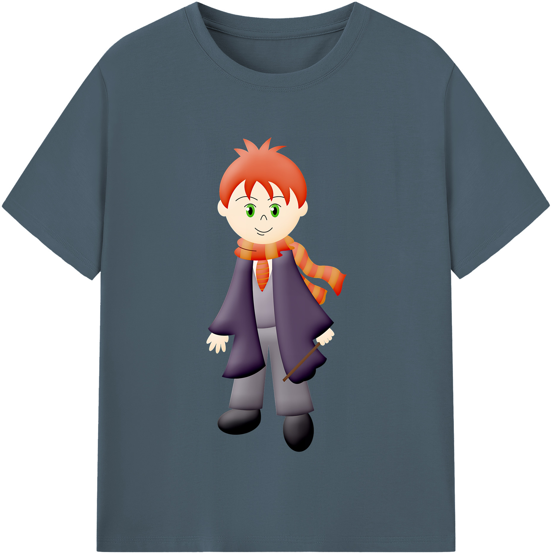 （画像用） Harry Potter ハリー・ポッターシリーズ 綿100％半袖Tシャツ（フロントプリント）